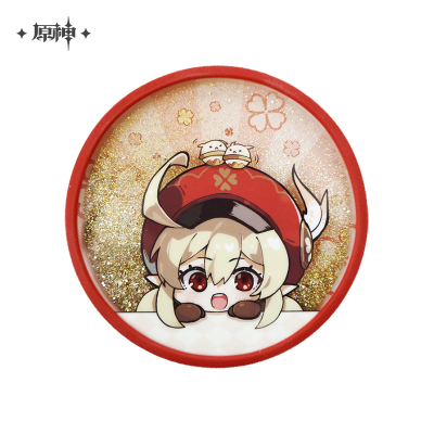 Klee Acrylic Flowing Glitter Coaster