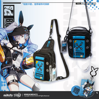 Bronya Zaychik (Haxxor Bunny) Themed 2-Way Backpack & Crossbody Bag