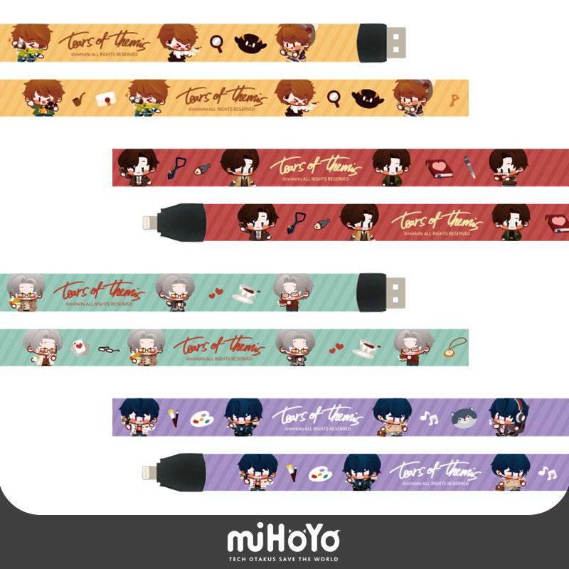 Chibi Braided Lanyard Charging Cable (日常系列)