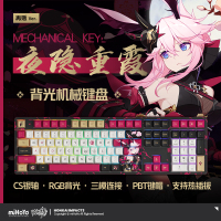 Yae Sakura Custom Mechanical Keyboard (Darkbolt Jonin)