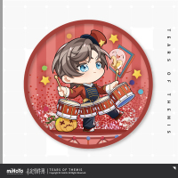 Chibi Flowing Glitter Acrylic Coaster (南瓜奇遇系列) (4)