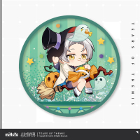 Chibi Flowing Glitter Acrylic Coaster (南瓜奇遇系列) (5)