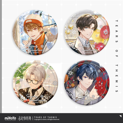 Tinplate Badge (冬恋晴歌系列)