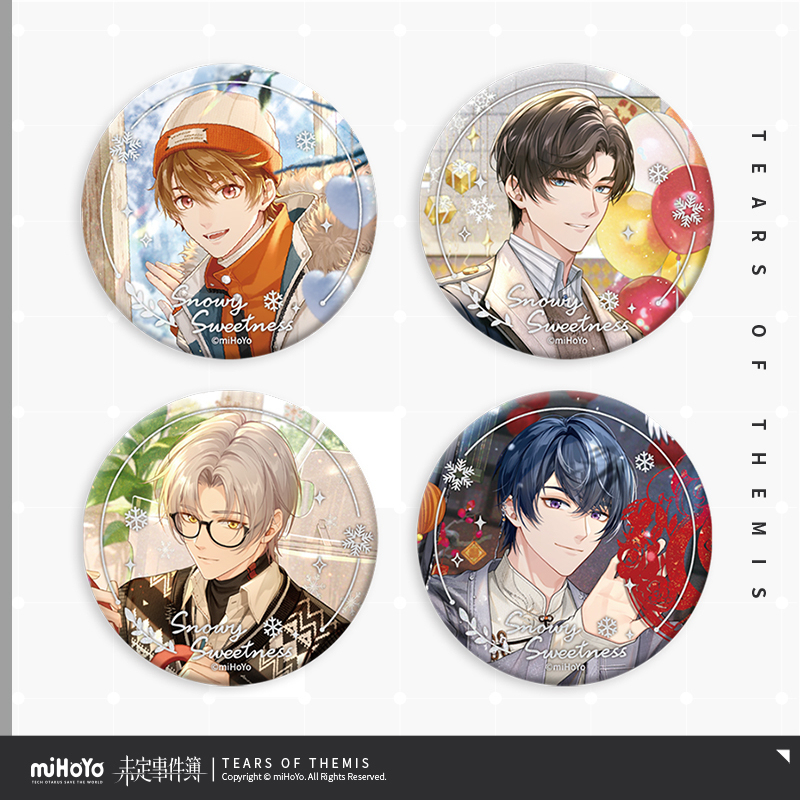 Tinplate Badge (冬恋晴歌系列)