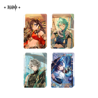 Genshin Impact Themed Series Flowing Glitter Acrylic Ornament (2)