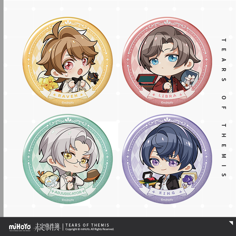 Chibi Tinplate Badge (倾愿邀约系列)