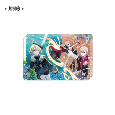 Genshin Impact Themed Series Two-Tone Flowing Glitter Acrylic Ornament