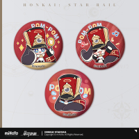 Pom-Pom Gallery Series Pom-Pom Mini Tinplate Badge Set (4)