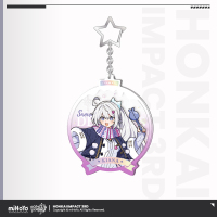 Flowing Glitter Acrylic Keychain (银冬雪趣系列) (3)