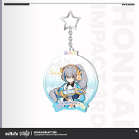 Flowing Glitter Acrylic Keychain (银冬雪趣系列) (5)