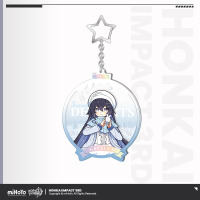 Flowing Glitter Acrylic Keychain (银冬雪趣系列) (6)