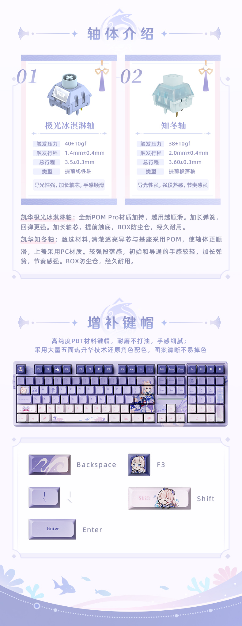 原神】珊瑚宫心海·真珠之智机械键盘现货Genshin-原神万有铺子-米游铺