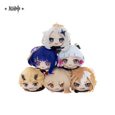 Genshin Impact Themed Series Lying Plushie Keychain Blind Box Vol.3