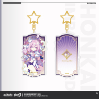 Flowing Glitter Acrylic Keychain (鸿运人生系列) (4)
