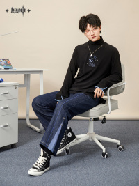 Ganyu Impression Series Denim Pants (2)