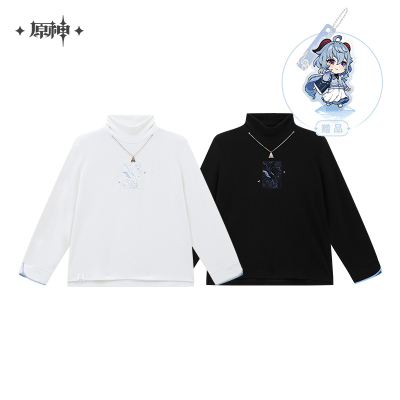 Ganyu Impression Series Mock-Neck Knit Top