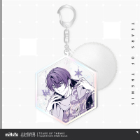Flowing Glitter Acrylic Pom-Pom Keychain (暖冬印象系列) (6)