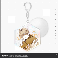 Flowing Glitter Acrylic Pom-Pom Keychain (暖冬印象系列) (3)