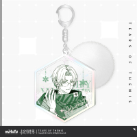 Flowing Glitter Acrylic Pom-Pom Keychain (暖冬印象系列) (5)