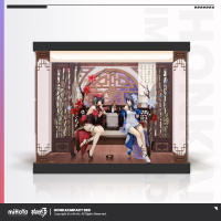 Seele Vollerei 1/8 Scale Figure Exclusive Display Case (Stygian Nymph) (Mirrored Flourishes) (2)