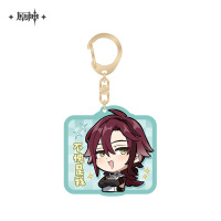 Chibi Emoticon Series Acrylic Keychain (Inazuma City) (5)