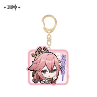 Chibi Emoticon Series Acrylic Keychain (Inazuma City) (3)