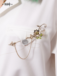 Of Lush Forests and Flying Sand Series Tighnari Impression Necklace / Brooch (4)