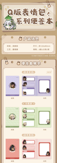 Chibi Emoticon Series Notepad (Sumeru City) (7)