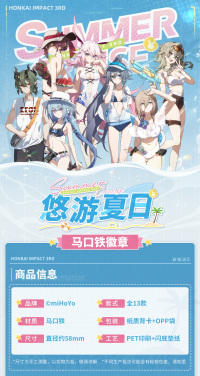 Tinplate Badge Vol. 4 (悠游夏日系列) (7)