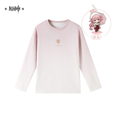 Yae Miko Impression Series Gradient Long-Sleeve T-Shirt