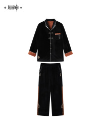 Zhongli Impression Series Velvet Pajama Set (6)