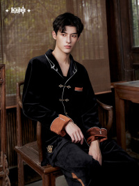 Zhongli Impression Series Velvet Pajama Set (5)
