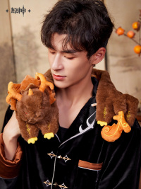 Zhongli Impression Series Fluffy Plush Scarf (仙祖法蜕) (5)