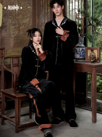 Zhongli Impression Series Velvet Pajama Set (3)