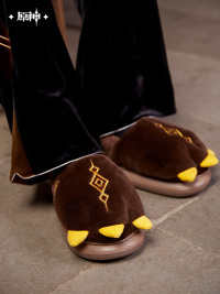 Zhongli Impression Series Fluffy Room Slippers (仙祖法蜕) (2)