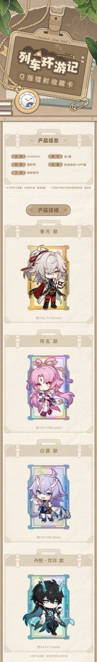 Express Travelogue Series Chibi Laser Collectible Card (7)