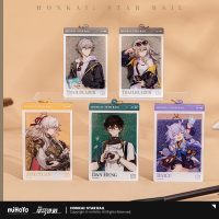 Express Travelogue Series Flowing Glitter Acrylic Keychain (3)