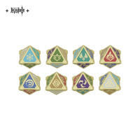 Battle Card Game Elemental D8 Dice (Genius Invokation TCG) (3)