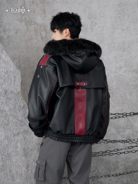 Wriothesley Impression Series Padded PU Hooded Jacket (3)