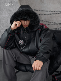 Wriothesley Impression Series Padded PU Hooded Jacket (6)