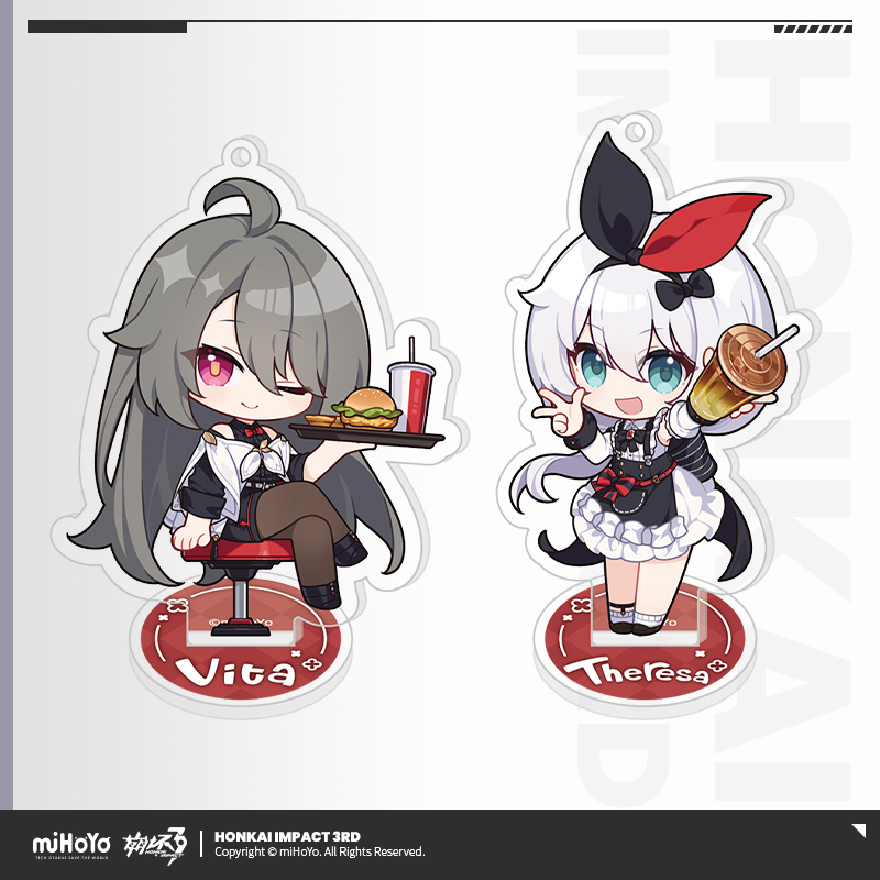 Chibi Acrylic Keychain Stand (美味上舰系列)