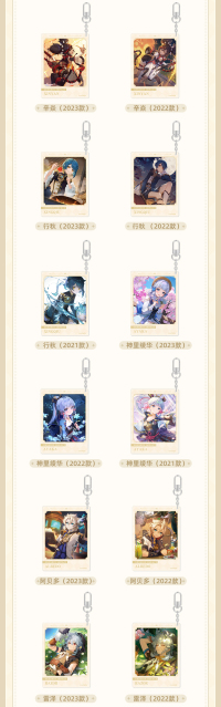 Day of Destiny Series Acrylic Keychain Vol. 2 (7)