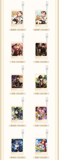 Day of Destiny Series Acrylic Keychain Vol. 2 (4)