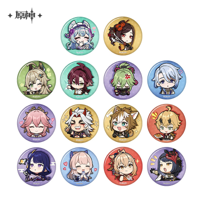 Chibi Emoticon Series Badge (Inazuma City)