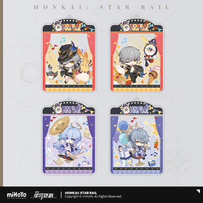 Chibi Swing Acrylic Keychain (秋季庆典系列) - Robin, Sunday, Trailblazer