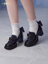 Furina Impression Series Mid-Heel Paneled Loafers (2)