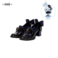 Furina Impression Series Mid-Heel Paneled Loafers