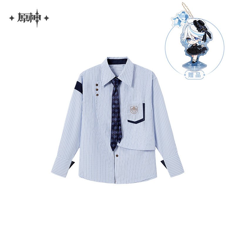 Furina Impression Series Striped Casual Shirt
