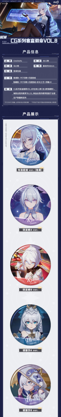 Blind Box Badge Vol. 8 (CG系列) (7)