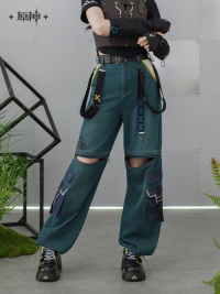 Kinich Impression Series Detachable Cargo Jeans (2)